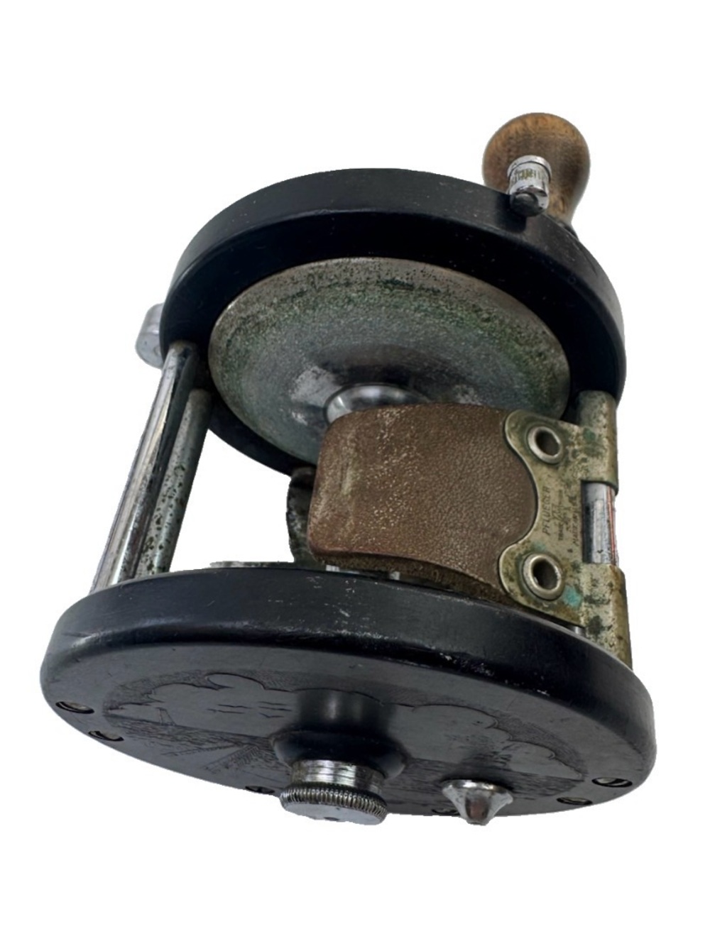 VTG Pre-WWII Penn Bayhead 250-Yard Conventional Fishing Reel W/Scenic Lighthouse